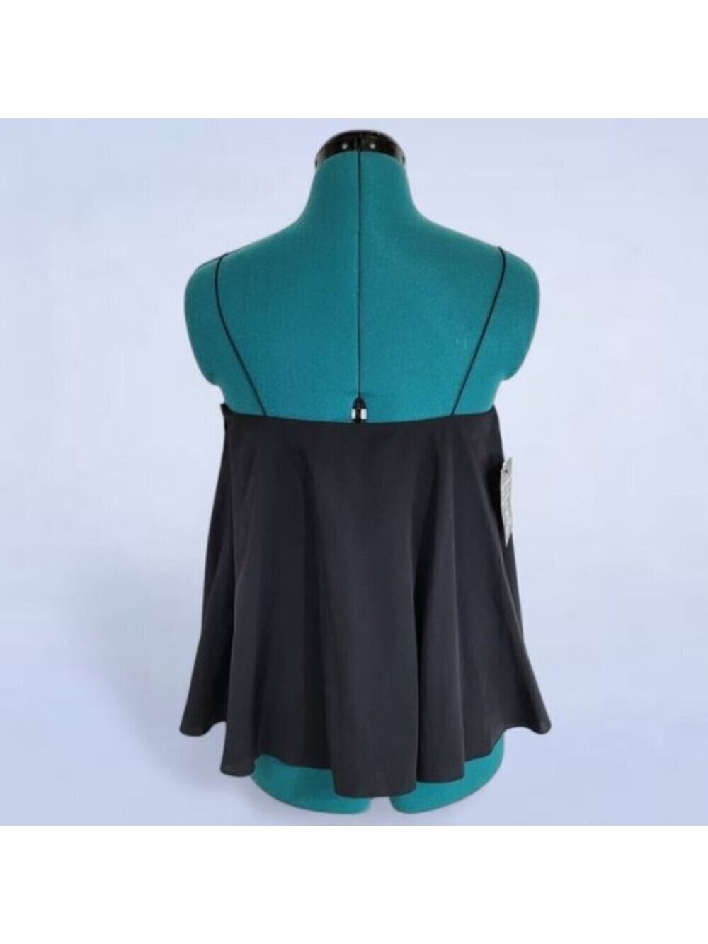 Kenzo Black Silk Blend Crepe Tank - Size 6 - Picture 3 of 9